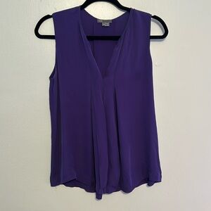Vince silk blouse size medium purple/blue